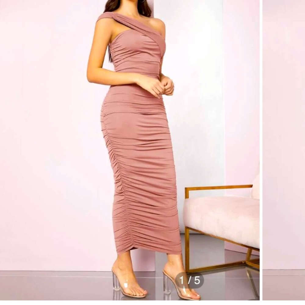 SHEIN Ruched Dress